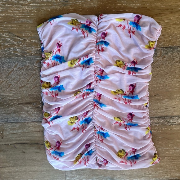 GANNI MESH PRINT TOP SIZE 38 NEW WITH TAGS - Picture 6 of 11